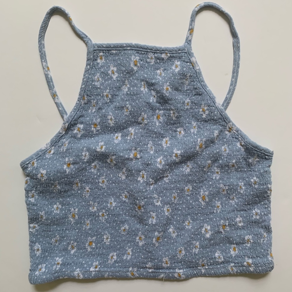 LA Hearts Floral Halter Tank